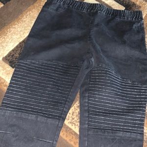 New Black Acid wash jeggings